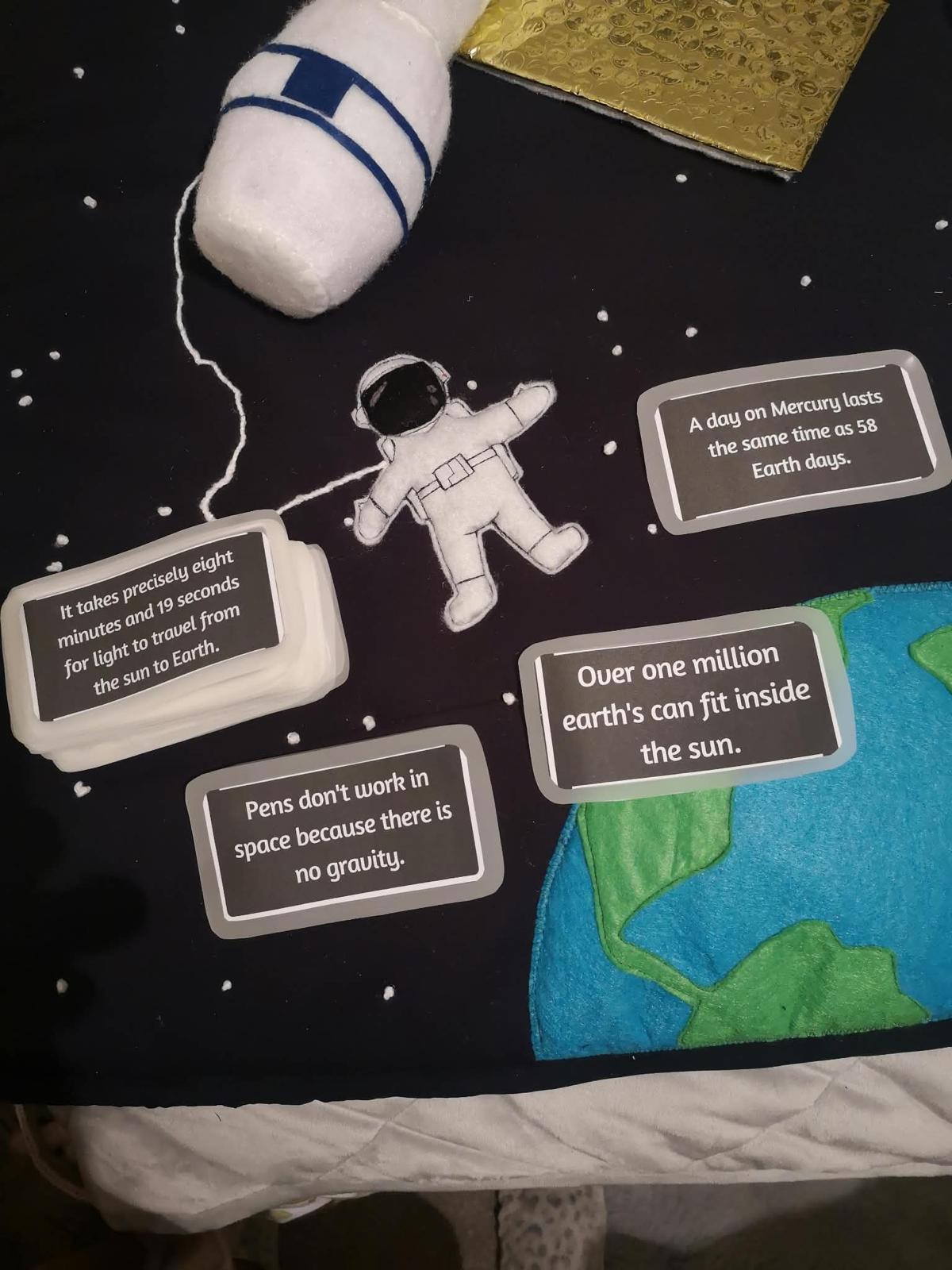 Handmade sensory space story